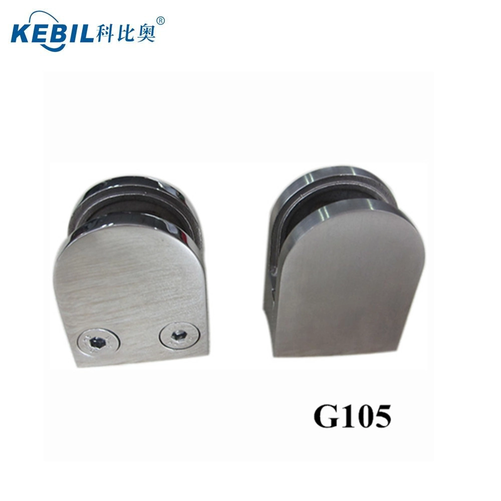 stainless steel handrail fittings 8-12mm glass clamps