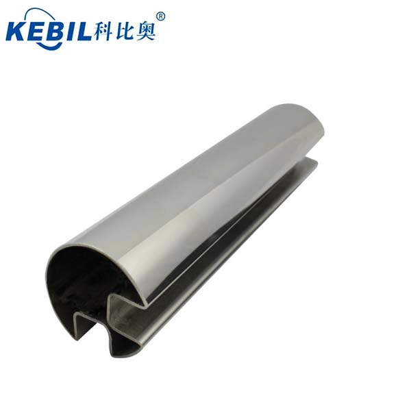 stainless steel mini round top rail for 12mm glass