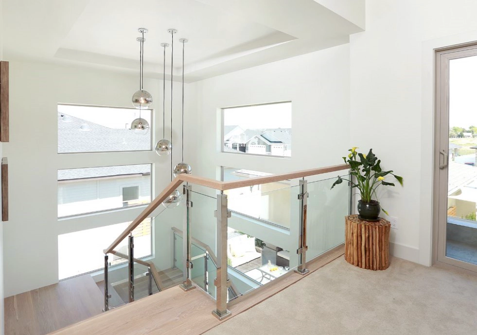staircase glass railing stainless steel railings