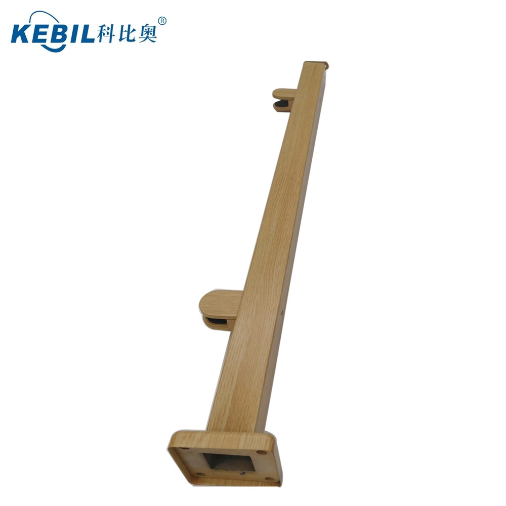 wood color NEW stainless steel glass railing post for deck