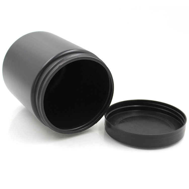 manufacturer 600ml black hdpe body care lotion jar