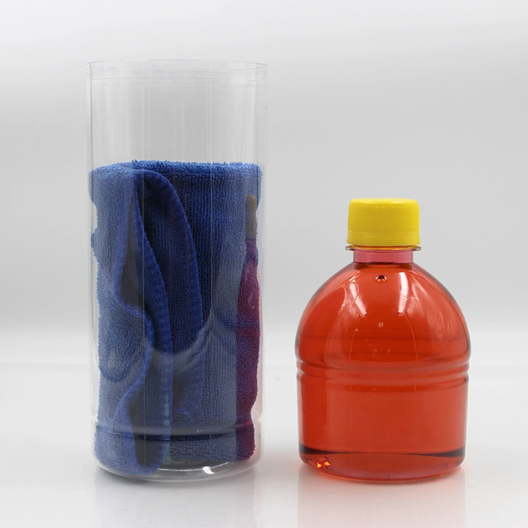 empty plastic garment packaging tube