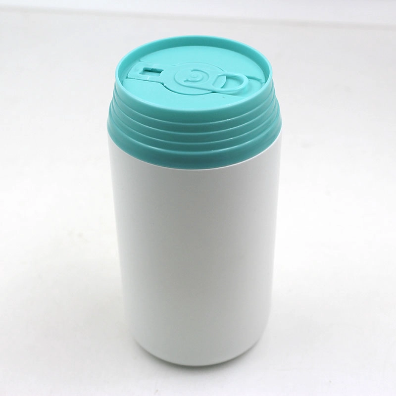 small empty 400ml wet wipe canister