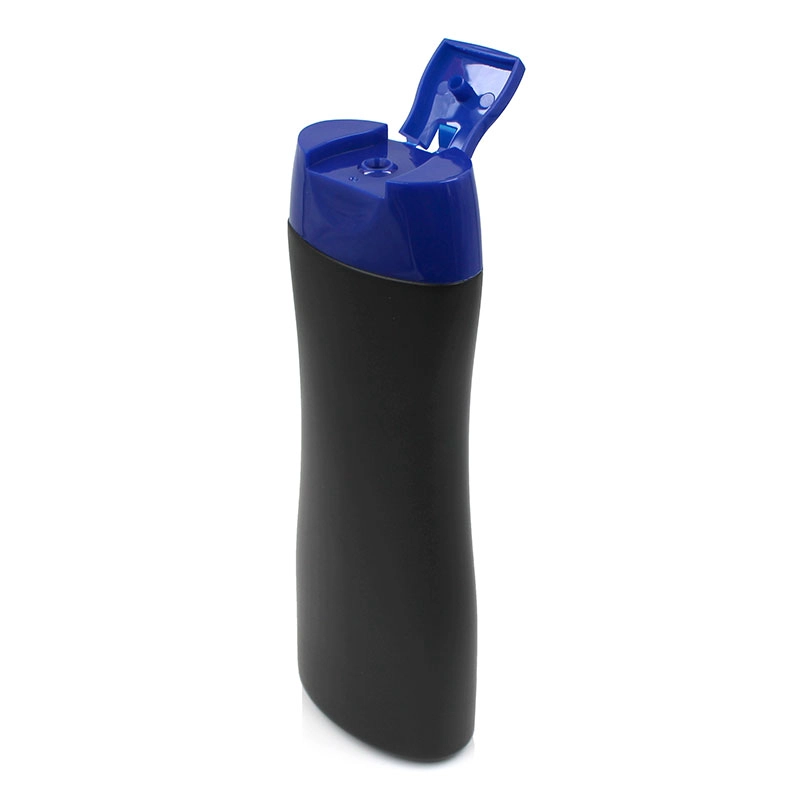 black squeeze shampoo bottle 500ml