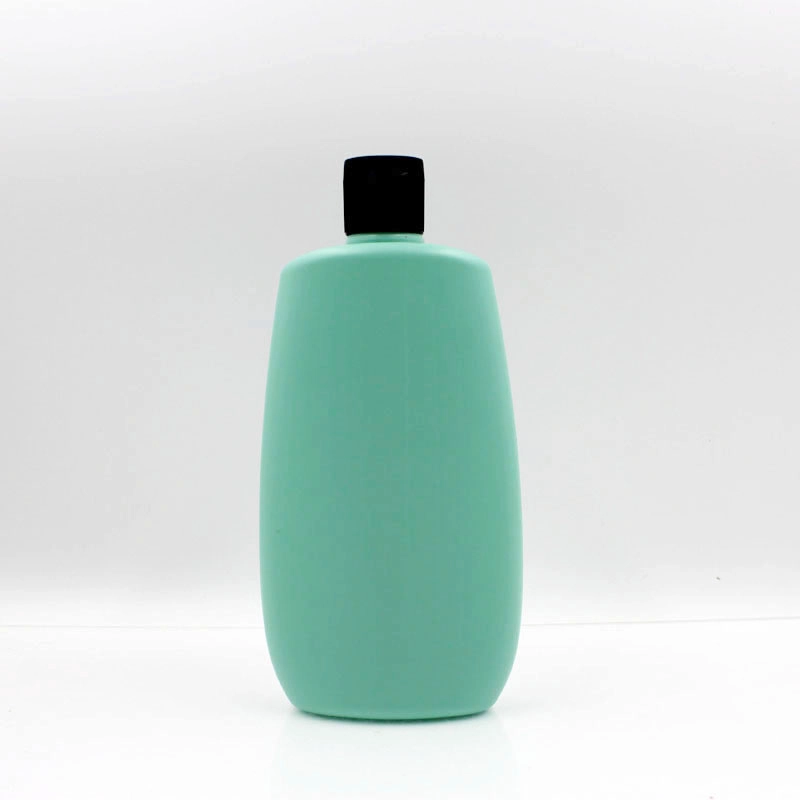 300ml flat HDPE tanning oil bottle