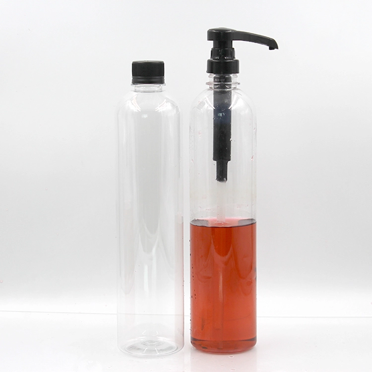 plastic syrup bottle with dispenser pump