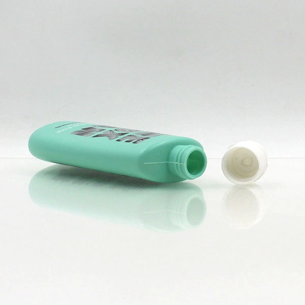 flat 120ml HDPE tanning oil bottle
