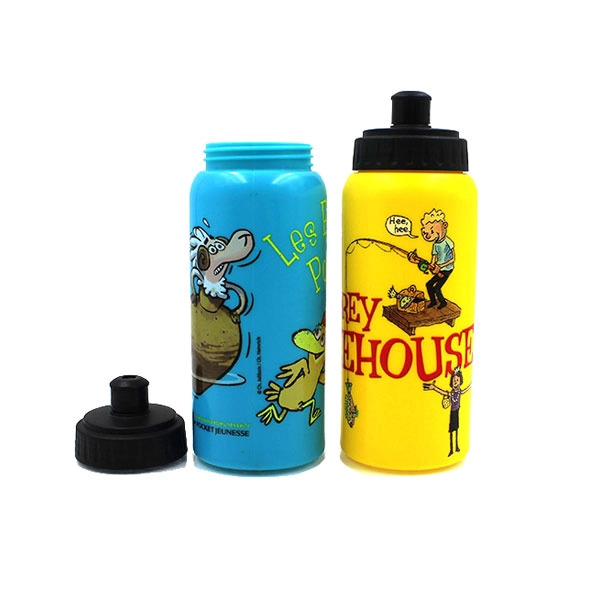 plastic kid cartoon water bottle