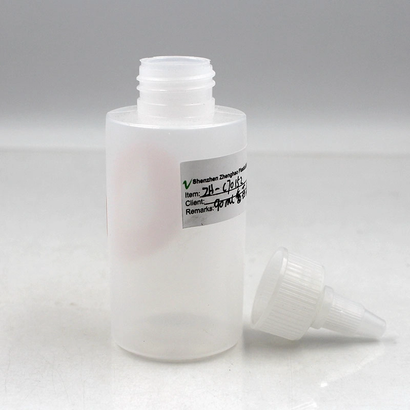 empty small sauce plastic bottle