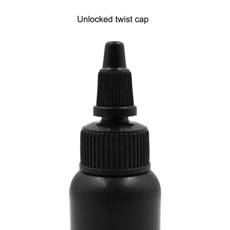 30ml squeeze black sauce bottle
