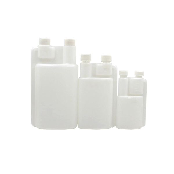 wholesale double neck plastic dosing bottle