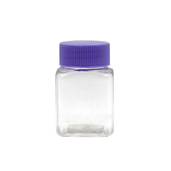60ml square plastic bottle