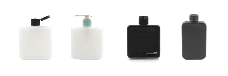 square cosmetic plastic bottle