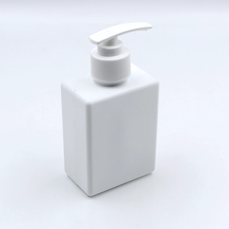 square white hdpe 250ml pump bottle
