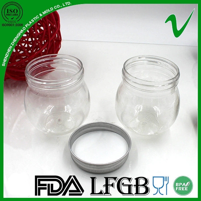 empty PET plastic jar container