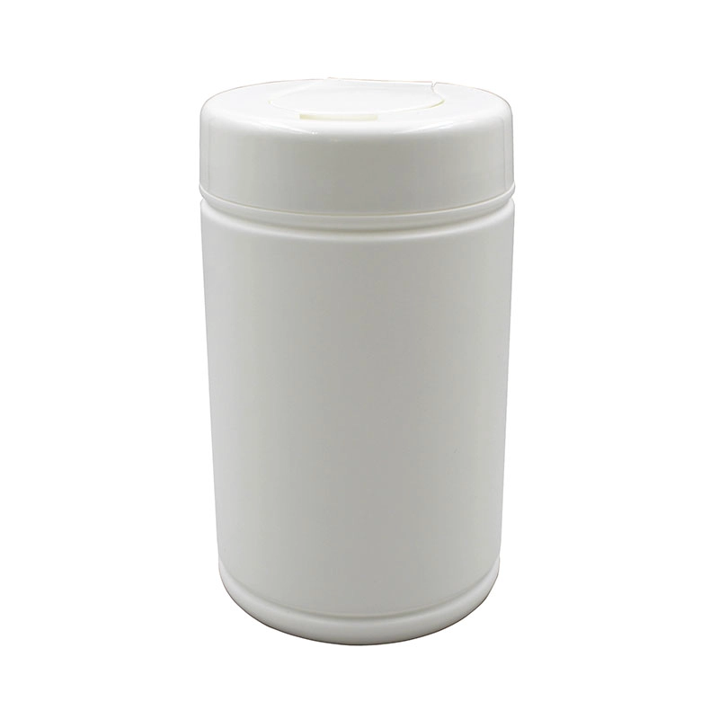 white 1 liter wet wipe canister