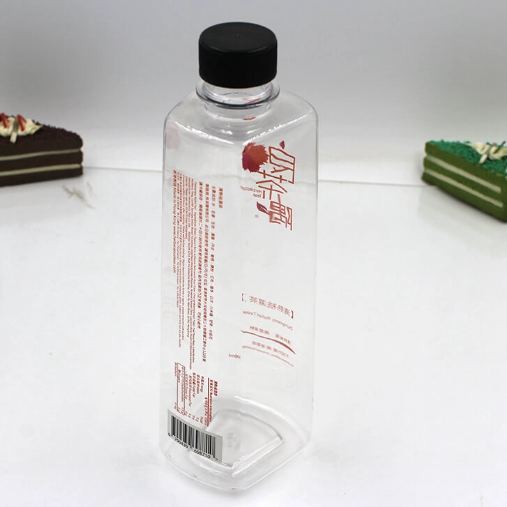 square beverage bottle