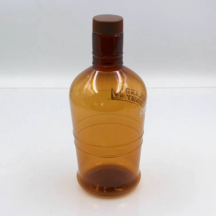PET plastic 750ml wine bottle