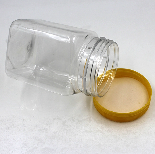 wide mouth PET clear honey bottle