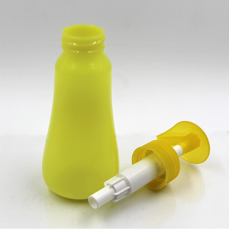 empty baby shampoo bottle with pump