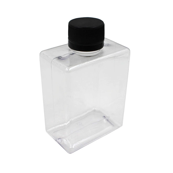 250ml empty square PETG bottle