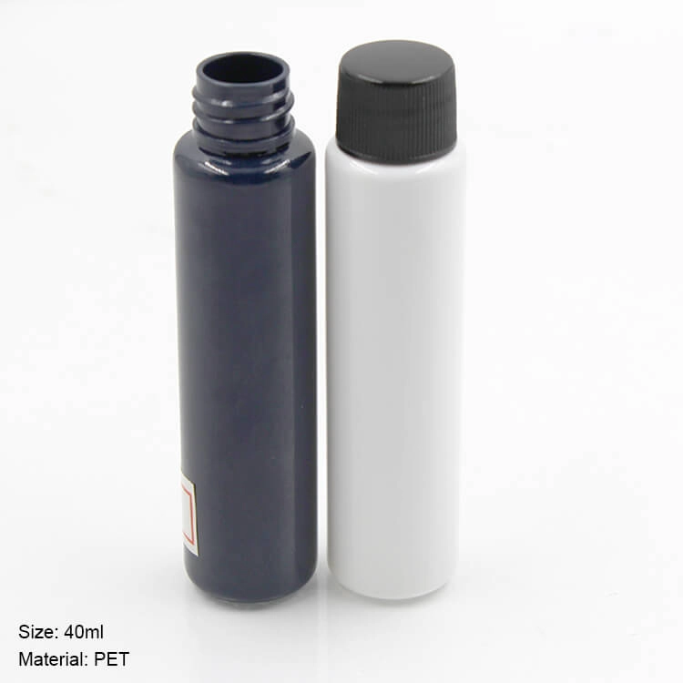 40ml plastic with screw cap