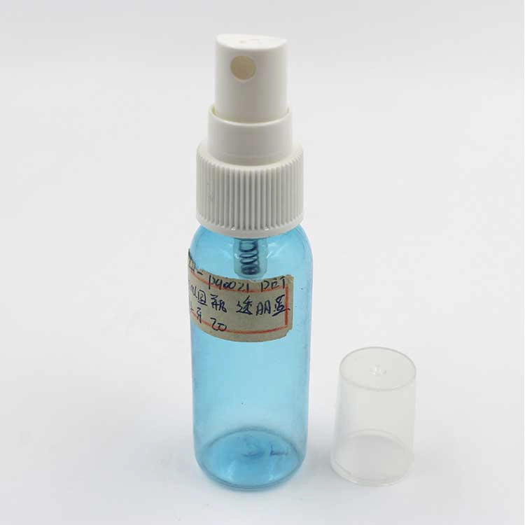 plastic PET 30ml spray bottle