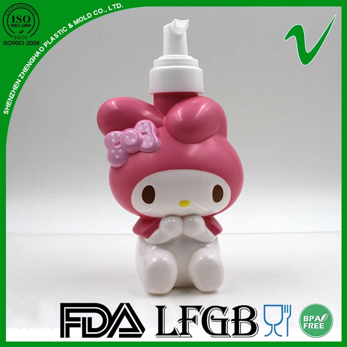 Custom PP Cartoon Shampoo Bottle With Pump
