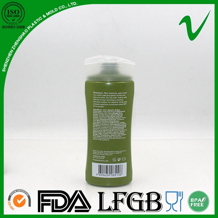 Custom Made PET Plastic Shampoo Bottle With lid