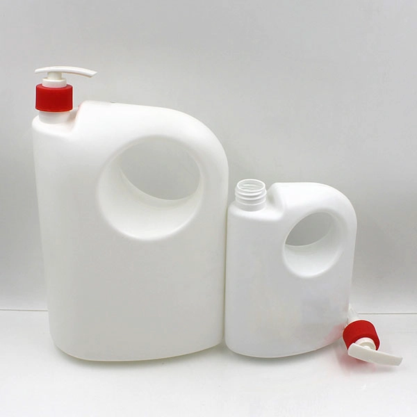 empty 600ml 2L HDPE shampoo bottle