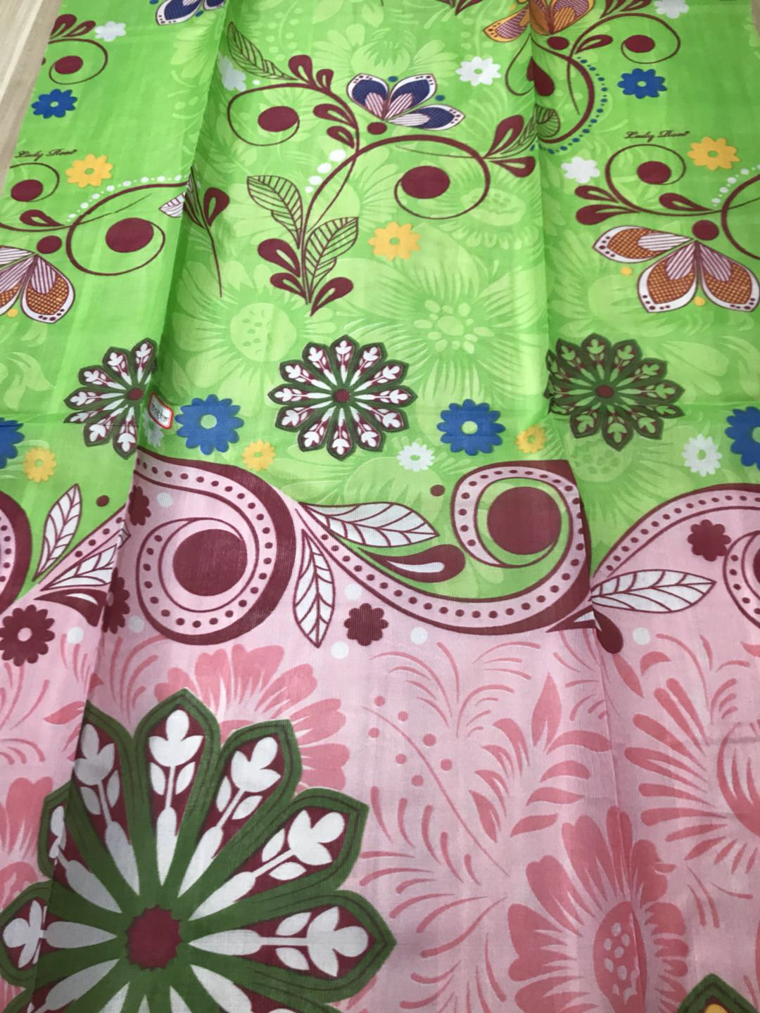 impression poly pigmentée de tissu éponge de matelas