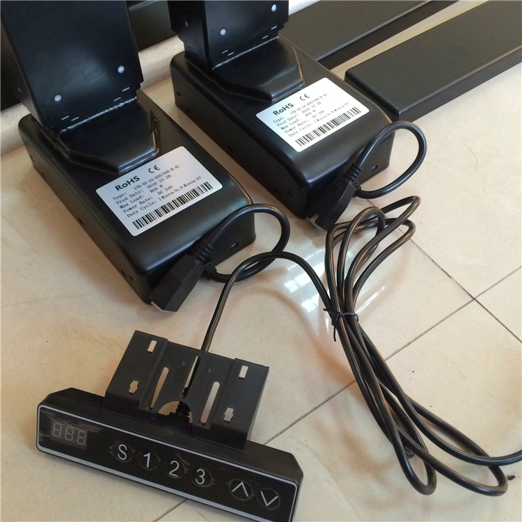2 Motors Electric Adjustable Desk Sit to Standing Up Office Desk