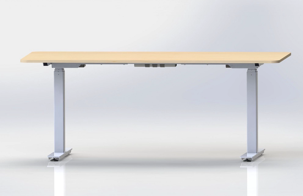 CE&UL Certified two legs sit stand table electric lift table