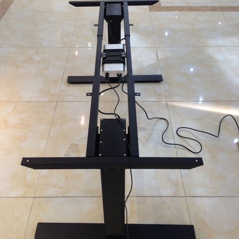 Dual motors two lifting legs mechanical adjustable desk frame for sale