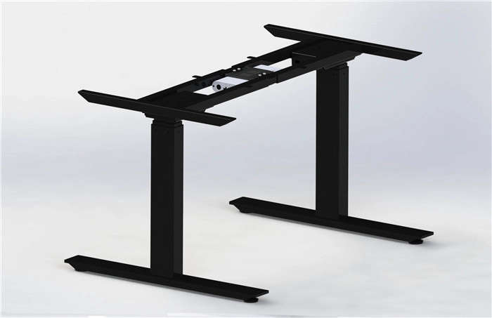 Electric adjustable sit stand desk top workstation for factory office