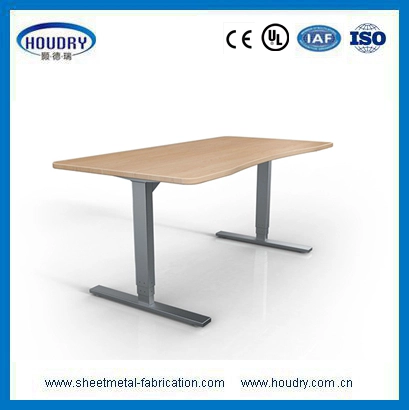 Electric motorized height adjustable executive office variable height desk