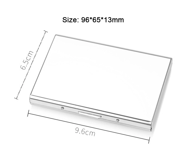 Stainless Steel Metal RFID Blocking Credit Card Holder