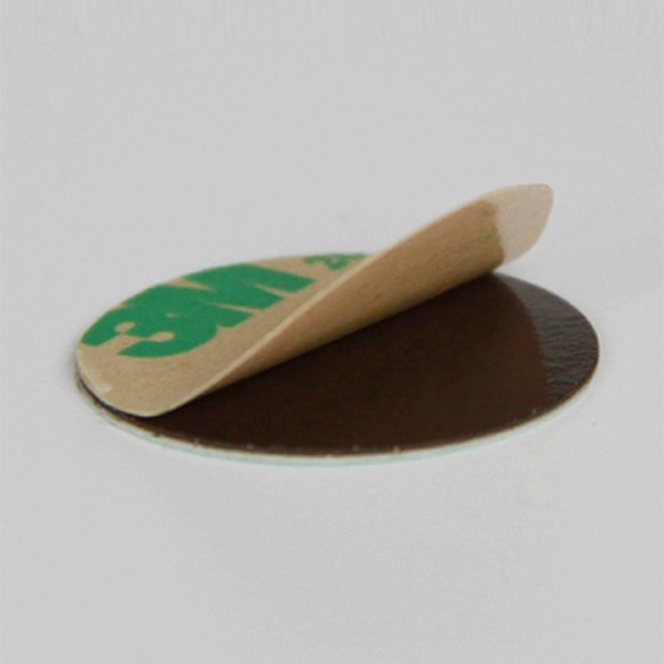 round NFC tag on metal with 3M adhesive