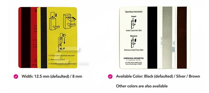 Magnetic stripe card