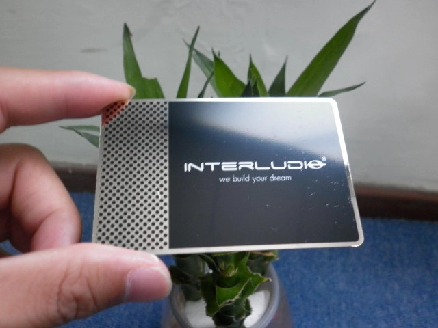 black metal business card of cheap price
