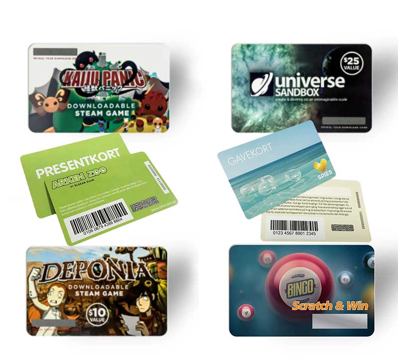 Full Color Printing Scratch PVC Card-1