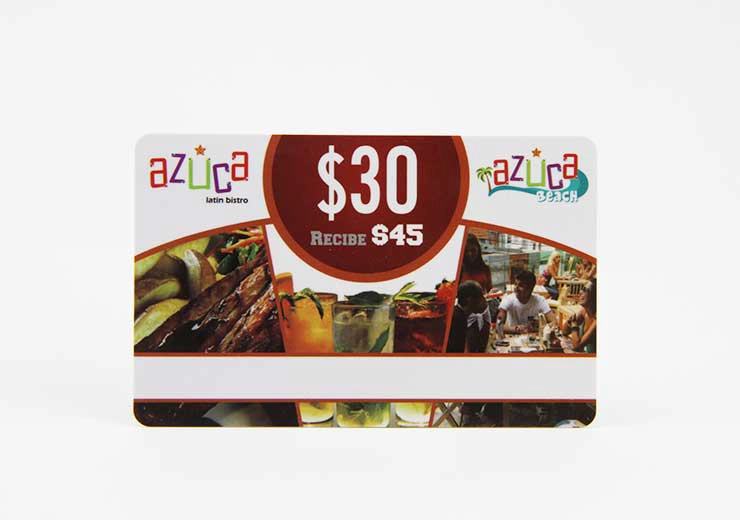 PVC barcode membership card