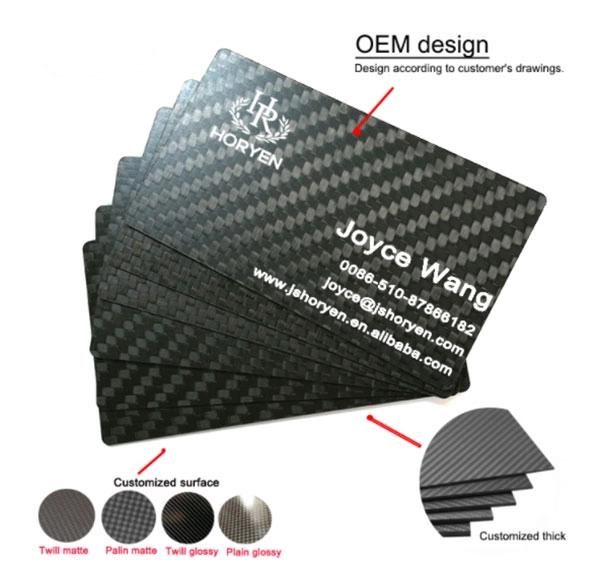 NFC Carbon Fiber Card Detailed Images