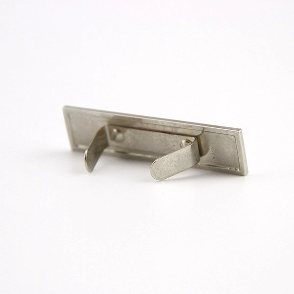 metal name tag