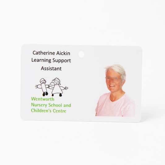 Plastic Business Card Detailed Image