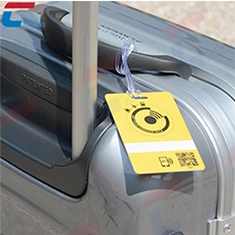 airport luggage tag to avoid losing luggage