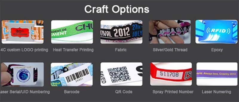 Woven Disposable RFID Bracelet