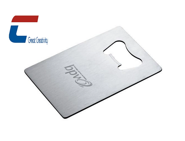Metal Business Card Bottle Opener