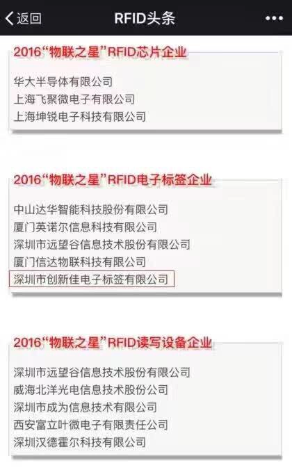RFID Supplier
