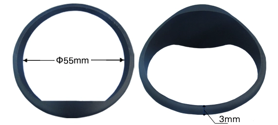 closed silicone RFID wristband for identification